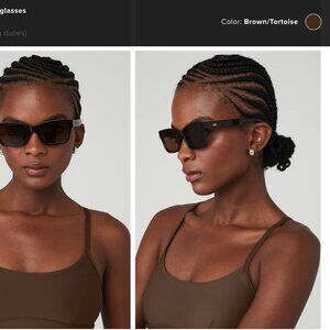 ALO yoga dark tortoise ‘Chill’ sunglasses - in perfect condition!